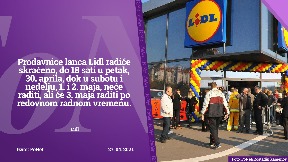 Lidl ne radi za vikend